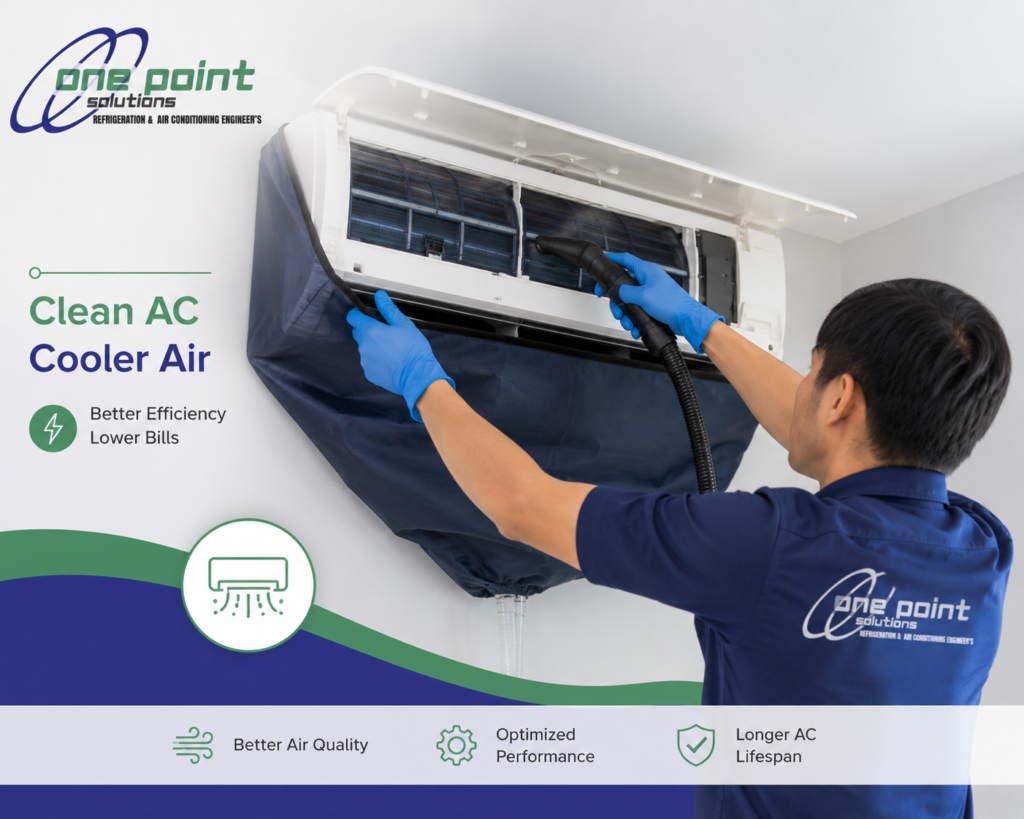 split AC cleaning